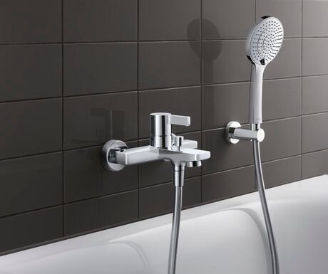 Single lever bathtub mixer for exposed installation, DE5230000010 Connection type for water supply connection: S-connections, Centre distance: 150 mm ± 20 mm