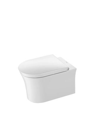Wall-mounted toilet HygieneFlush, 2576092000 White High Gloss, HygieneGlaze