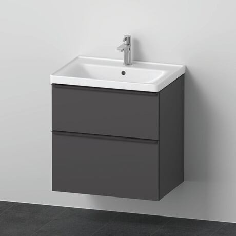 Furniture washbasin with vanity unit, DE012004949 Graphite Matt, Decor