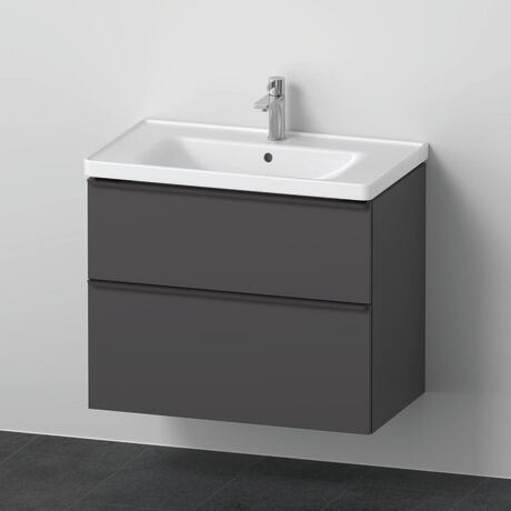 Furniture washbasin with vanity unit, DE012104949 Graphite Matt, Decor