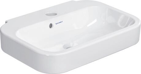 Hand basin, 0709500000 White High Gloss, Number of washing areas: 1 Middle, Number of faucet holes per wash area: 1 Middle