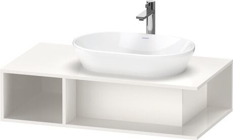 Mueble bajo lavabo para encimera, DE495902222 Blanco Brillante, Decoración