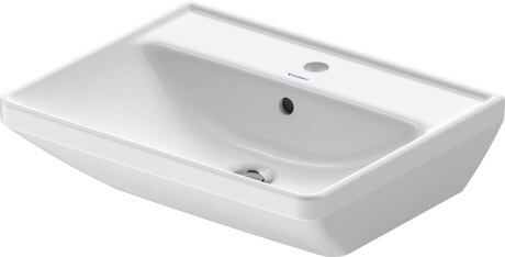 Washbasin, 2366550000 White High Gloss, Rectangular, Number of washing areas: 1 Middle, Number of faucet holes per wash area: 1 Middle