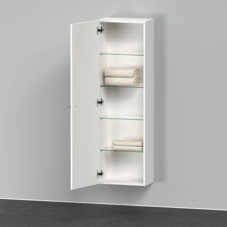 Semi-tall cabinet, DE011801818 White Matt, Decor