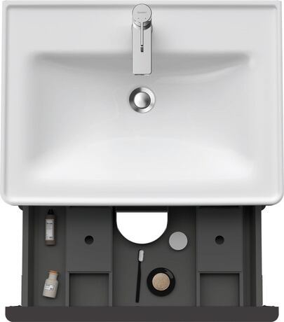 Furniture washbasin with vanity unit, DE012004949 Graphite Matt, Decor