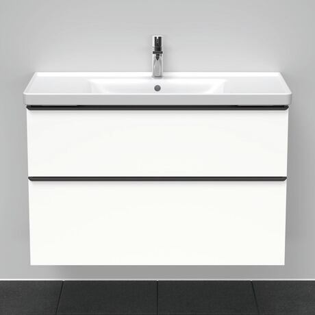 Furniture washbasin with vanity unit, DE012201818 White Matt, Decor
