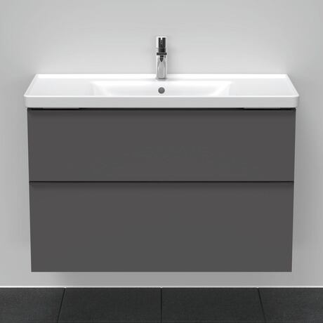 Furniture washbasin with vanity unit, DE012204949 Graphite Matt, Decor