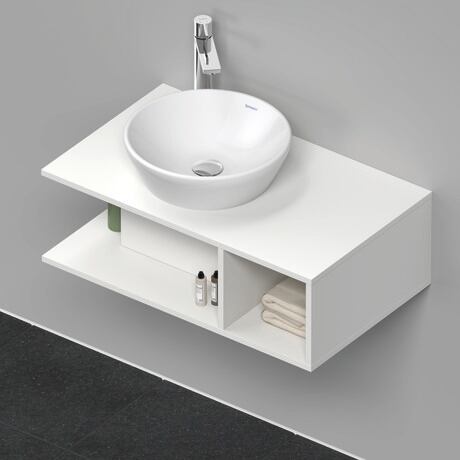 Mueble bajo lavabo para encimera, DE491801818 Blanco Mate, Decoración