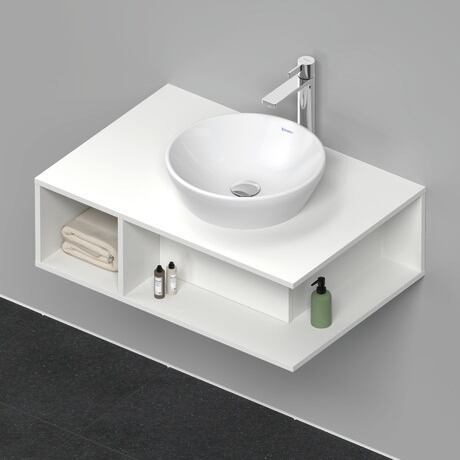 Mueble bajo lavabo para encimera, DE495801818 Blanco Mate, Decoración