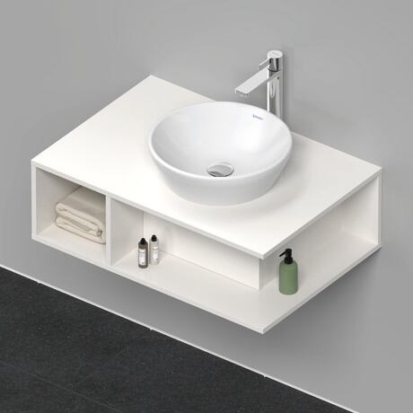 Console vanity unit wall-mounted, DE495802222 White High Gloss, Decor