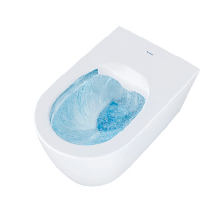 Wall-mounted toilet HygieneFlush, 2591092000 White High Gloss, HygieneGlaze