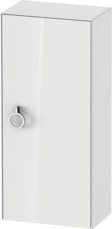 Semi-tall cabinet, WT1323R8585 Hinge position: Right, White High Gloss, Lacquer