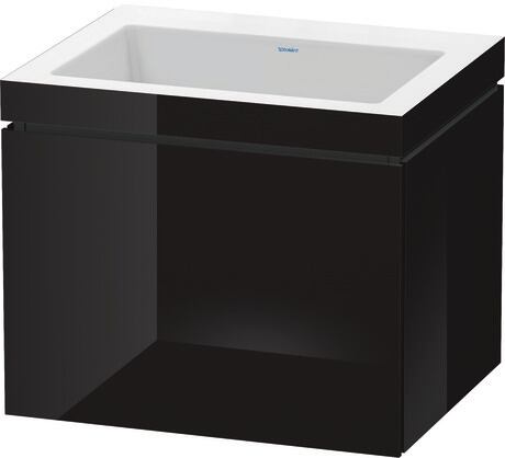 c-bonded set wall-mounted, LC6916N4040 Black High Gloss, Lacquer