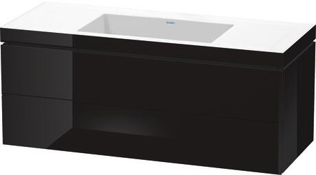 c-bonded set wall-mounted, LC6929N4040 Black High Gloss, Lacquer