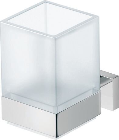 Glass holder, 0099511000 Accent colour: White Matt, Glass, Brass, Position toothbrush holder: Middle