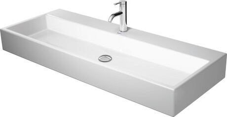 Washbasin, 2350120041 White High Gloss, Number of washing areas: 1 Middle, Number of faucet holes per wash area: 1 Middle, Overflow: No