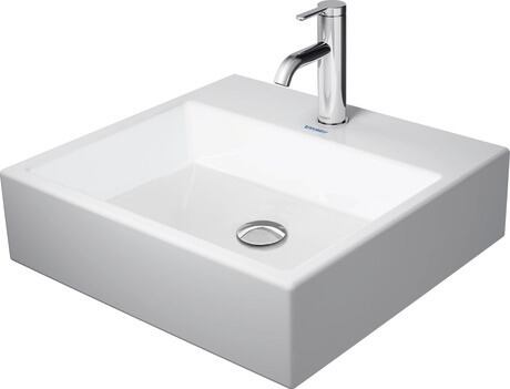 Washbowl, 2352500041 White High Gloss, Rectangular, Number of washing areas: 1 Middle, Number of faucet holes per wash area: 1 Middle, Overflow: No