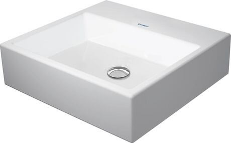 Washbowl, 2352500070 White High Gloss, Rectangular, Number of washing areas: 1 Middle, Overflow: No