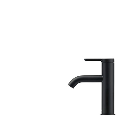Mezclador monomando para lavabo M, C11020002046 Negro Mate, Caudal (3 bar): 5 l/min