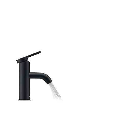 Miscelatore monocomando per lavabo S, C11010002046 Nero opaco, Portata (3 bar): 5 l/min, Classe UWL (Unified Water Label): 1