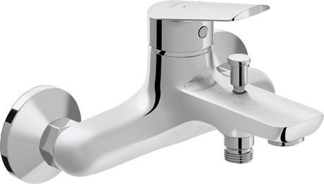 Single lever bathtub mixer for exposed installation, N15230000010