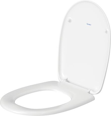 Toilet seat, 0066300000 White High Gloss, Hinge colour: White