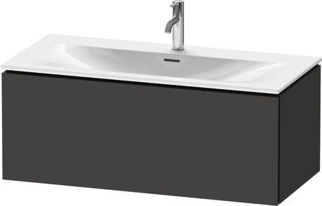 挂壁式浴柜, LC613808080 石墨黑色 深哑光色, 饰面