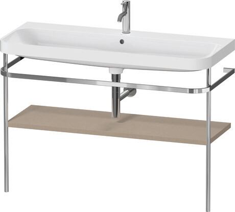 c-shaped set with metal console, HP4839O75750000 Shelf material: Highly compressed three-layer chipboard