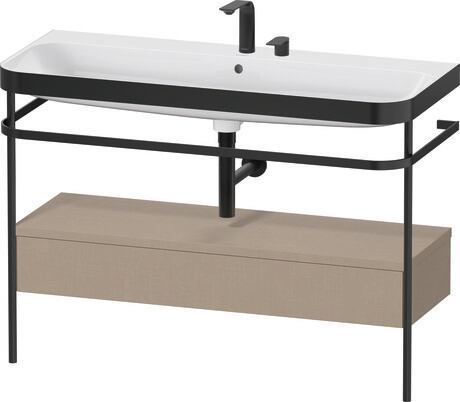 c-bonded set with metal console and drawer, HP4744E75750000 Linen Matt, Decor, Shelf material: Highly compressed three-layer chipboard