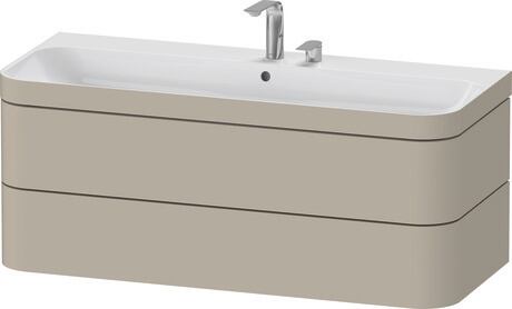c-bonded set wall-mounted, HP4639E60600000 taupe Satin Matt, Lacquer