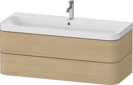 c-shaped set wall-mounted, HP4349O71710000 Mediterranean oak Matt, Real wood veneer