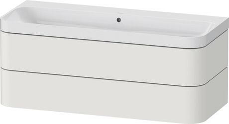 c-shaped set wall-mounted, HP4349N39390000 Nordic white Satin Matt, Lacquer