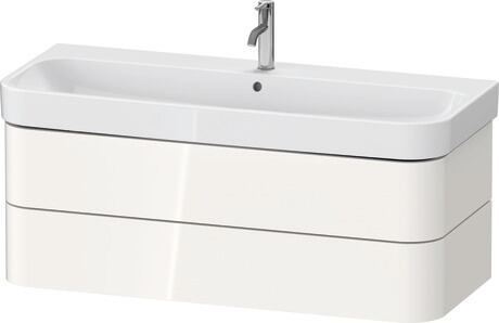 Vanity unit wall-mounted, HP4389022220000 White High Gloss, Decor