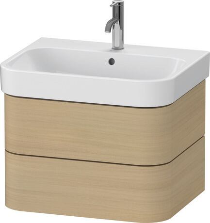 挂壁式浴柜, HP4386071710000 地中海橡木 哑光, 实木饰面