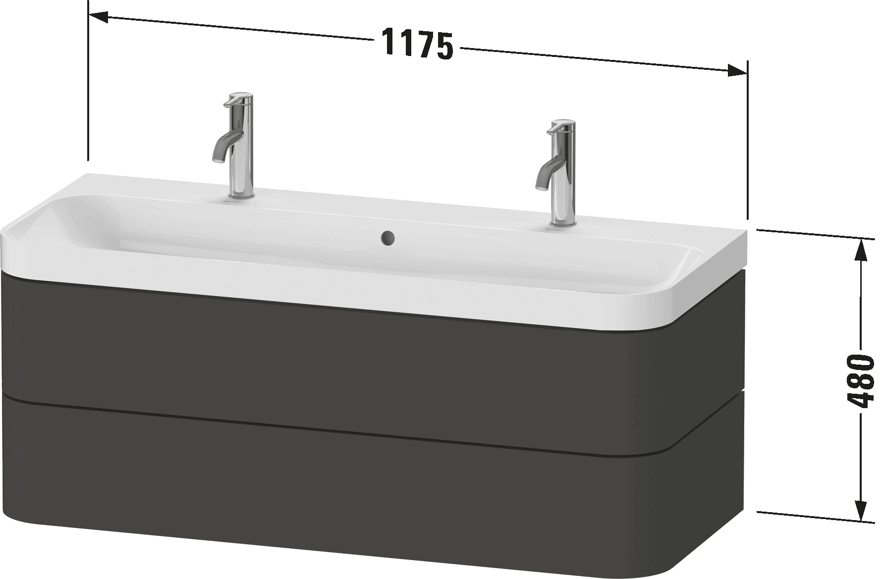 c-shaped set wall-mounted, HP4379 O