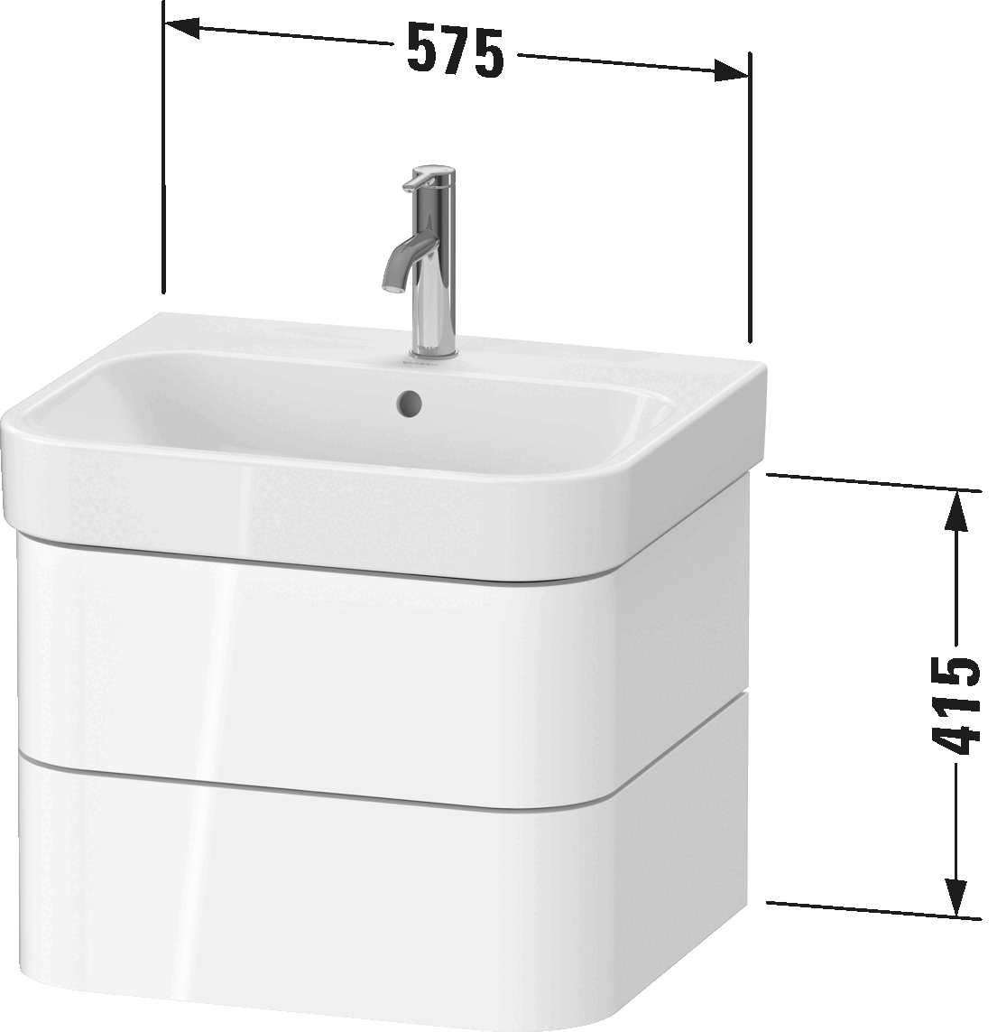 挂壁式浴柜, HP4385