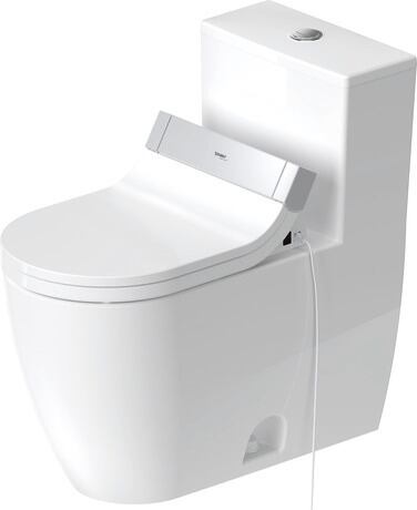 One piece toilet for shower toilet seat, 217351