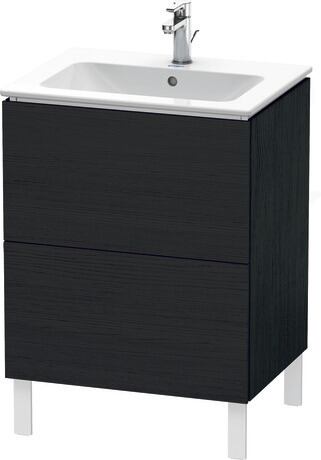 落地式浴柜, LC662501616 黑色橡木 哑光, 饰面