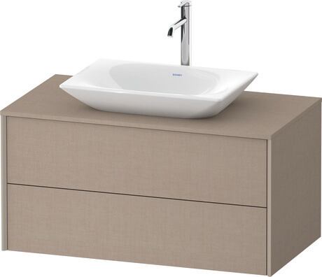 Mueble bajo lavabo para encimera, XV47710B1750A00 Lino Mate, Decoración, Perfil: Champán, Distribución interior Integrado/a