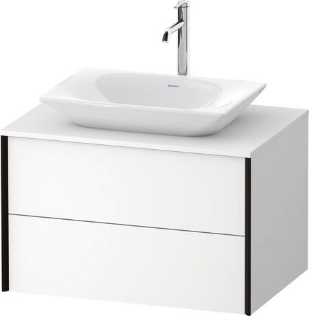 Mueble bajo lavabo para encimera, XV47700B2180A00 Blanco Mate, Decoración, Perfil: Negro, Distribución interior Integrado/a