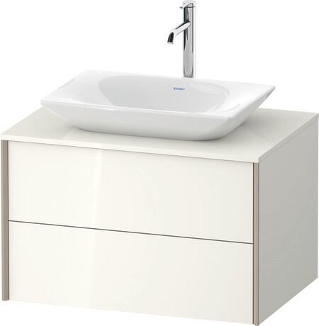 Mueble bajo lavabo para encimera, XV47700B1220A00 Blanco Brillante, Decoración, Perfil: Champán, Distribución interior Integrado/a