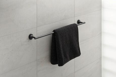 Towel Bar, 0099434600 Black Matte, Number of arms: 1