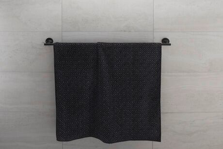 Towel rail, 0099434600 Black Matt, Number of arms: 1