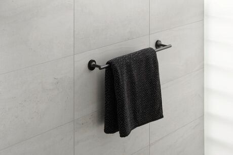 Towel rail, 0099424600 Black Matt, Number of arms: 1