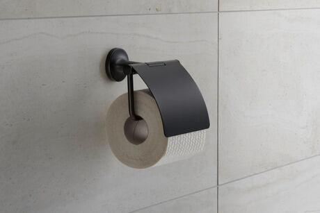 Toilet paper holder, 0099404600 Black Matt