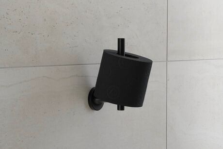 Toilet Paper Holder, 0099394600 Black Matte