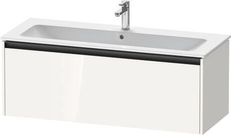 Vanity unit wall-mounted, K25065022220000 White High Gloss, Decor