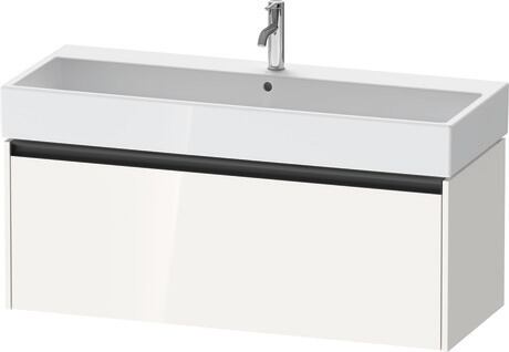 Vanity unit wall-mounted, K25079022220000 White High Gloss, Decor