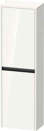 Semi-tall cabinet, K21319L22220000 Hinge position: Left, White High Gloss, Decor