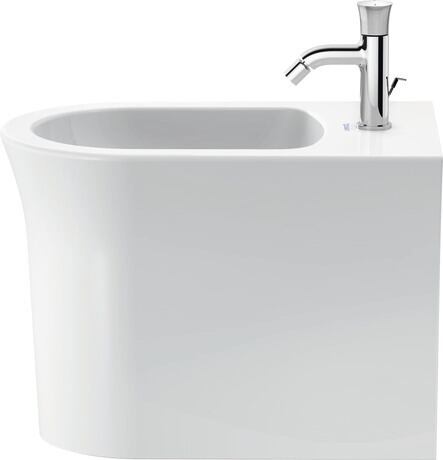 Floorstanding bidet, 2293100000 White High Gloss, Number of faucet holes per wash area: 1